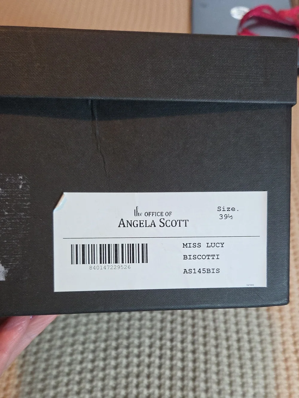 The Office Of Angela Scott Miss Lucy Derby Im Biscotti Size 39.5